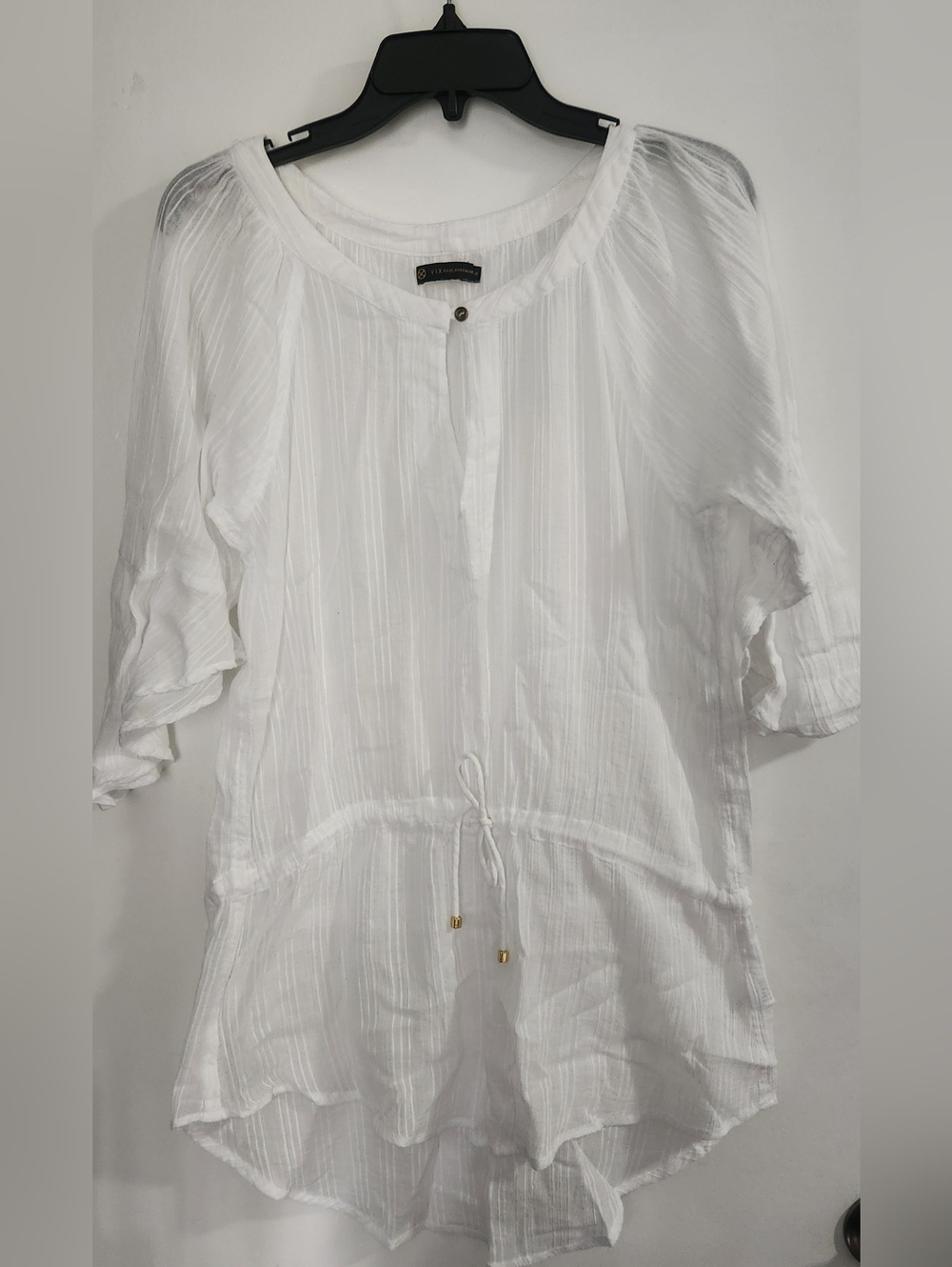 vix paula hermanny Swim cover up Size Small White Resortwear Beach